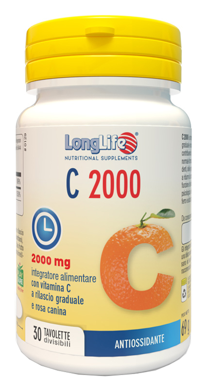 LONGLIFE C 2000 T/R 30 TAVOLETTE - Farmacia Dott. Pasquale Russo