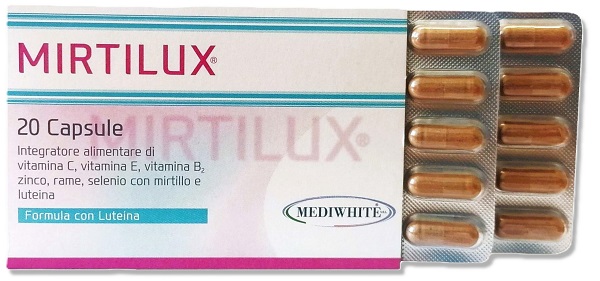 MIRTILUX 20 CAPSULE 441 MG - Farmacia Dott. Pasquale Russo