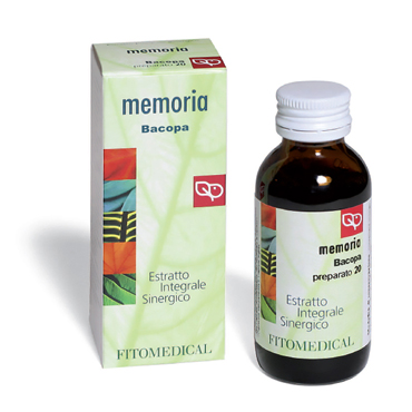 BACOPA MEMORIA ESTRATTO INTEGRALE SINERGICO 60 ML PREPARATO 20 - Farmacia Dott. Pasquale Russo