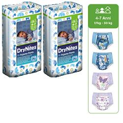 PANNOLINO HUGGIES DRYNITES BOY PYJAMA PANTS 4/7 ANNI MEDIUM 17/30KG 10 PEZZI - Farmacia Dott. Pasquale Russo