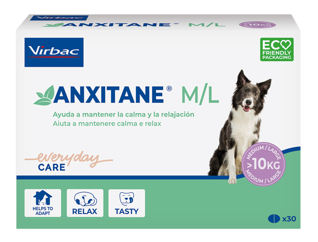 ANXITANE M/L SUPPLEMENTO NUTRIZIONALE SCATOLA 30 COMPRESSE APPETIBILI - Farmacia Dott. Pasquale Russo