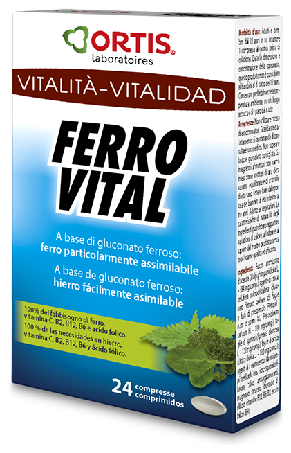 FERRO VITAL PLUS 24 COMPRESSE - Farmacia Dott. Pasquale Russo