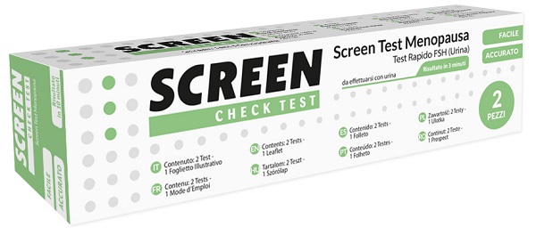 SCREEN TEST RAPIDO FSH/MENOPAUSA URINA 2 PEZZI - Farmacia Dott. Pasquale Russo