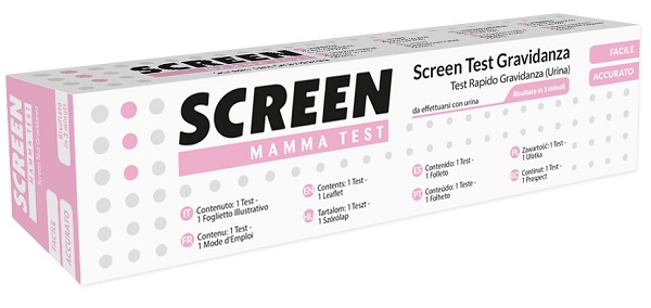 SCREEN TEST ORMONE HCG GRAVIDANZA NELL'URINA SCREEN TEST HCG 1 PEZZO - Farmacia Dott. Pasquale Russo