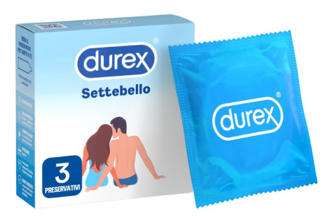 PROFILATTICO DUREX SETTEBELLO CLASSICO 3 PEZZI - Farmacia Dott. Pasquale Russo