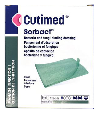 GARZA ASSORBENTE CUTIMED SORBACT 4X6CM 5 PEZZI - Farmacia Dott. Pasquale Russo
