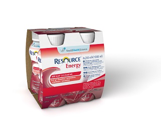 RESOURCE ENERGY FRAGOLA/LAMPONE 4 BOTTIGLIE 200 ML - Farmacia Dott. Pasquale Russo