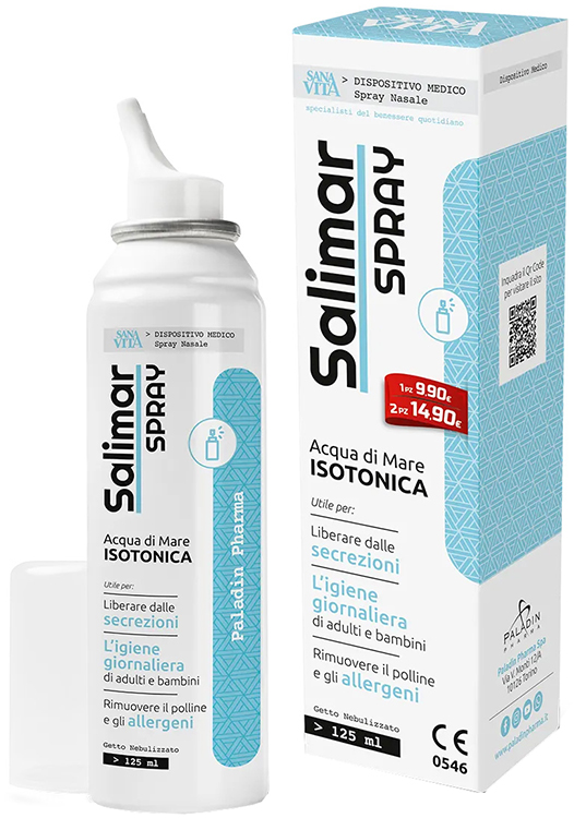 SANAVITA SALIMAR SPRAY NASALE NEW 125 ML - Farmacia Dott. Pasquale Russo
