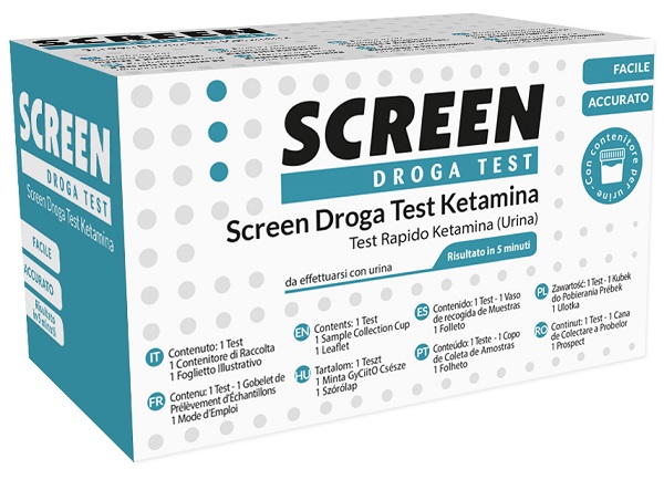 SCREEN DROGA TEST KETAMINA TEST ANTIDROGA CON CONTENITORE URINA - Farmacia Dott. Pasquale Russo