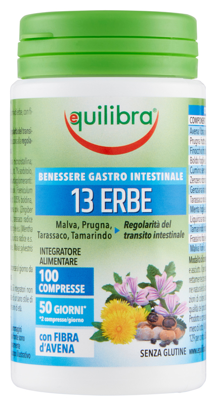 13 ERBE CON FIBRA 100 COMPRESSE - Farmacia Dott. Pasquale Russo