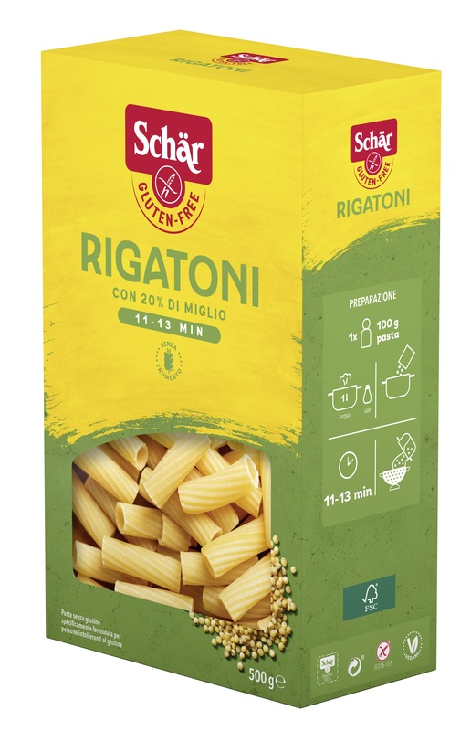 SCHAR RIGATONI 500 G - Farmacia Dott. Pasquale Russo