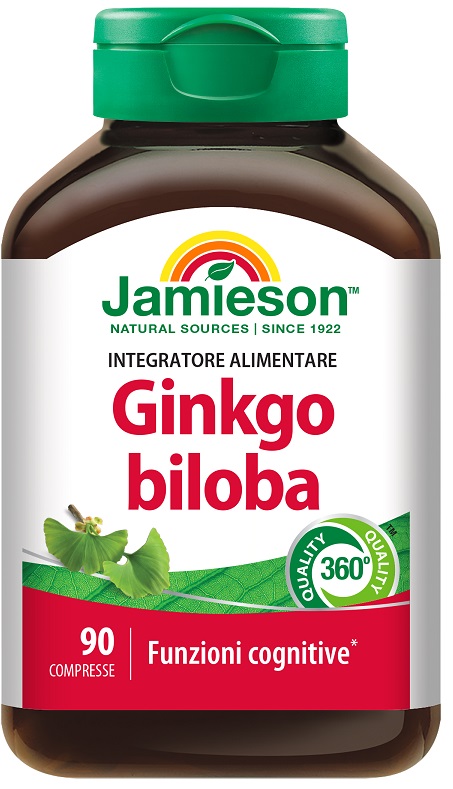 JAMIESON GINKGO BILOBA 90 COMPRESSE - Farmacia Dott. Pasquale Russo