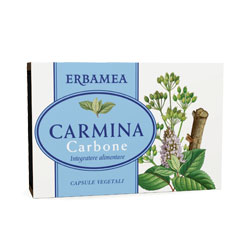 CARMINA CARBONE 24 CAPSULE VEGETALI 12 G - Farmacia Dott. Pasquale Russo