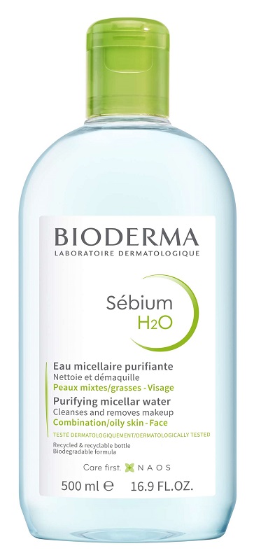 SEBIUM H2O ACQUA MICELLARE DETERGENTE PURIFICANTE 500 ML - Farmacia Dott. Pasquale Russo