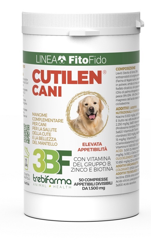 CUTILEN CANI 50 COMPRESSE BARATTOLO 75 G - Farmacia Dott. Pasquale Russo
