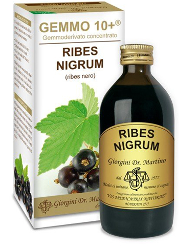 GEMMO 10+ RIBES NERO 200 ML LIQUIDO ANALCOLICO - Farmacia Dott. Pasquale Russo