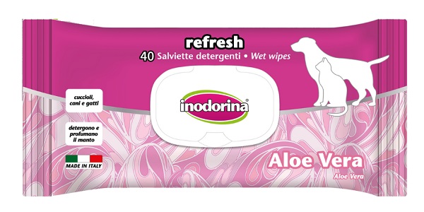 SALVIETTE ALOE VERA INODORINA 40 PEZZI - Farmacia Dott. Pasquale Russo