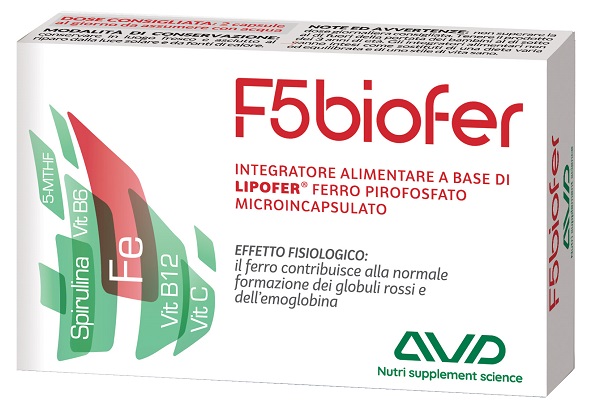 F5 BIOFER 30 CAPSULE BLISTER 14,8 G - Farmacia Dott. Pasquale Russo