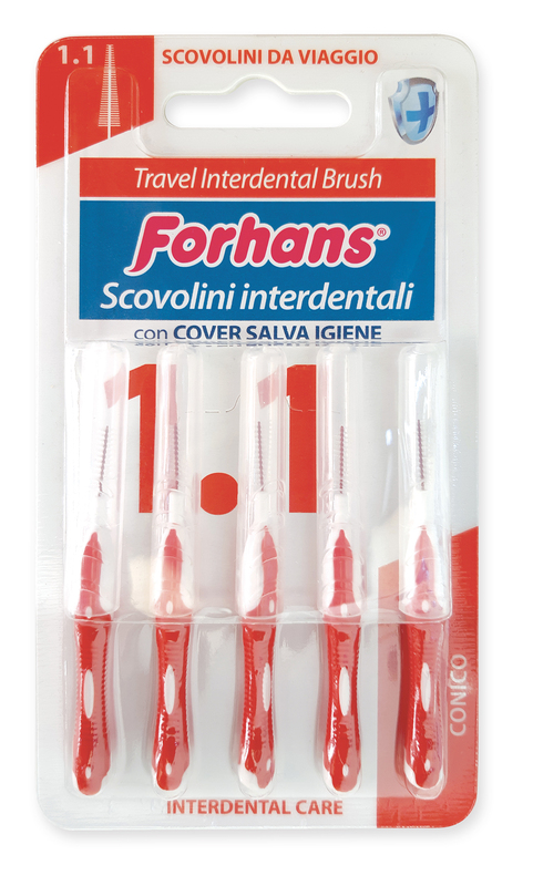 FORHANS TRAVEL INTERDENTAL BRUSH 1,1 - Farmacia Dott. Pasquale Russo