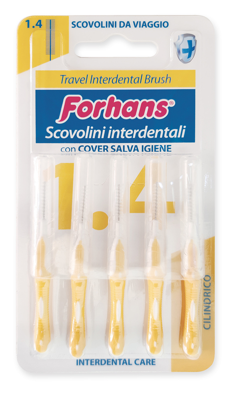 FORHANS TRAVEL INTERDENTAL BRUSH 1,4 - Farmacia Dott. Pasquale Russo