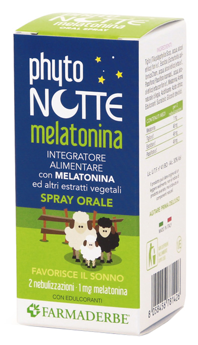 PHYTO NOTTE MELATONINA SPRAY ORALE 30 ML - Farmacia Dott. Pasquale Russo