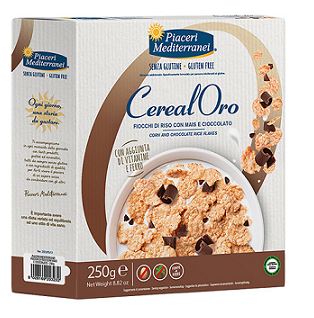 PIACERI MEDITERRANEI CEREALORO FIOCCHI RISO MAIS E CIOCCOLATO 250 G - Farmacia Dott. Pasquale Russo