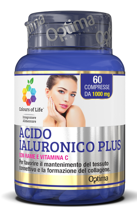 COLOURS OF LIFE ACIDO IALURONICO PLUS 60 COMPRESSE 1000 MG - Farmacia Dott. Pasquale Russo