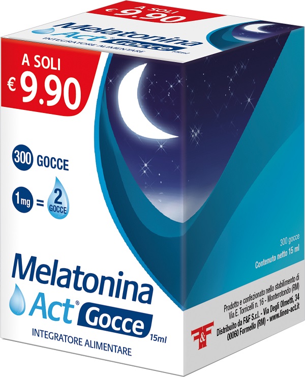 MELATONINA ACT GOCCE 15 ML - Farmacia Dott. Pasquale Russo
