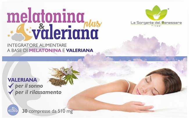 MELATONINA PLUS VALERIANA 30 COMPRESSE - Farmacia Dott. Pasquale Russo