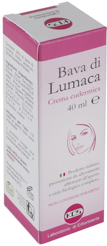 BAVA DI LUMACA CREMA EUDERMICA 40 ML - Farmacia Dott. Pasquale Russo
