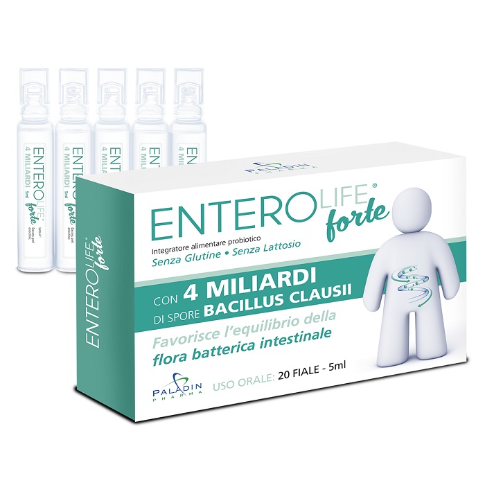 ENTEROLIFE FORTE 4 MILIARDI 20 FIALE DA 5 ML - Farmacia Dott. Pasquale Russo