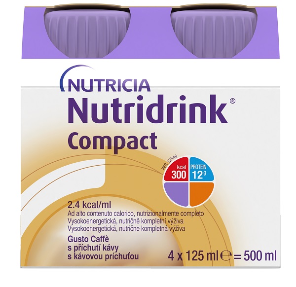 NUTRICIA NUTRIDRINK COMPACT GUSTO CAFFE' 4 BOTTIGLIE DA 125 ML - Farmacia Dott. Pasquale Russo