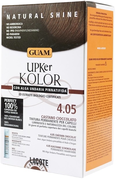 GUAM UPKER KOLOR TINTA CAPELLI 4,05 CASTANO CIOCCOLATO CON ALGA UNDARIA PINNATIFIDA - Farmacia Dott. Pasquale Russo