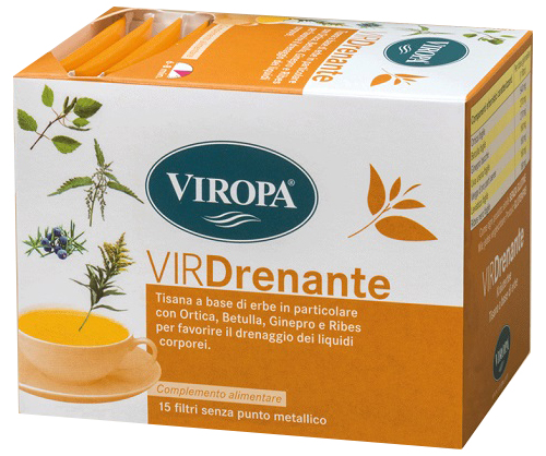 VIROPA DRENANTE TISANA 15 BUSTINE - Farmacia Dott. Pasquale Russo