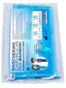 MASCHERINA CHIRURGICA BIMBO 10 PEZZI - Farmacia Dott. Pasquale Russo