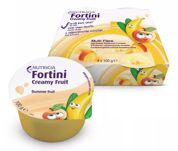 FORTINI CREAMY FRUIT MULTI FIBRE FRUTTI GIALLI 4X100 G - Farmacia Dott. Pasquale Russo
