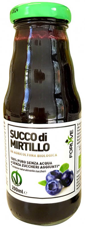 SUCCO DI MIRTILLO BIO 200 ML - Farmacia Dott. Pasquale Russo