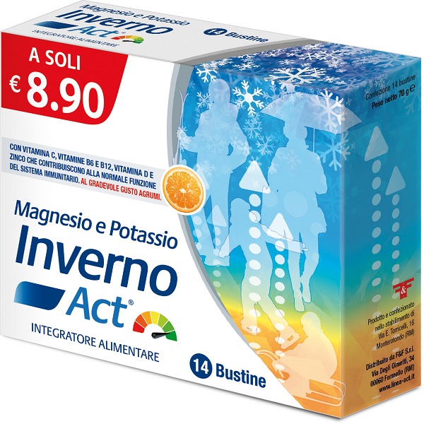 MAGNESIO E POTASSIO INVERNO ACT 14 BUSTINE - Farmacia Dott. Pasquale Russo