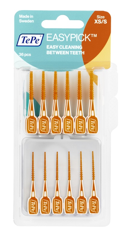 TEPE SCOVOLINI EASYPICK EXTRASMALL/SMALL ARANCIONE 36 PEZZI - Farmacia Dott. Pasquale Russo