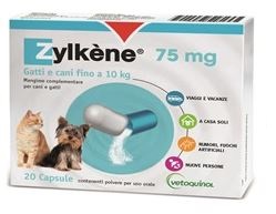ZYLKENE CANI E GATTI FINO A 10KG 20 CAPSULE 75 MG - Farmacia Dott. Pasquale Russo
