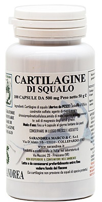 CARTILAGINE DI SQUALO 100 CAPSULE - Farmacia Dott. Pasquale Russo