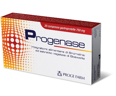 PROGENASE 20 COMPRESSE GASTROPROTETTE - Farmacia Dott. Pasquale Russo