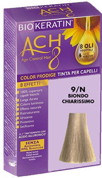BIOKERATIN ACH8 COLOR PRODIGE 9/N BIONDO CHIARISSIMO - Farmacia Dott. Pasquale Russo