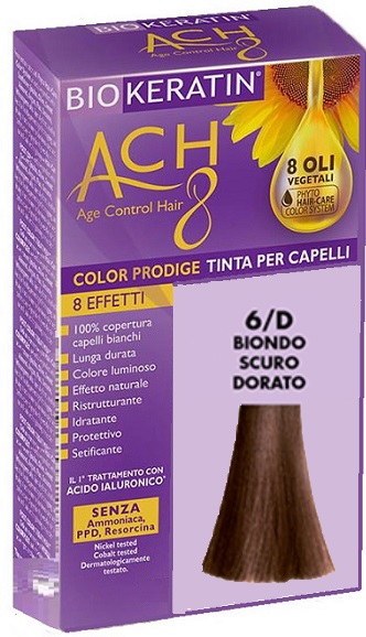 BIOKERATIN ACH8 COLOR PRODIGE 6/D BIONDO SCURO DORATO - Farmacia Dott. Pasquale Russo