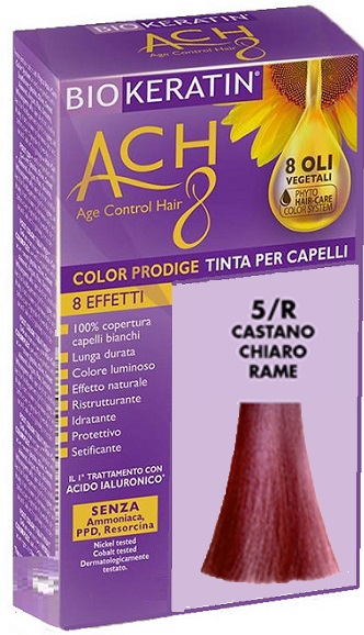 BIOKERATIN ACH8 COLOR PRODIGE 5/R CASTANO CHIARO RAME - Farmacia Dott. Pasquale Russo