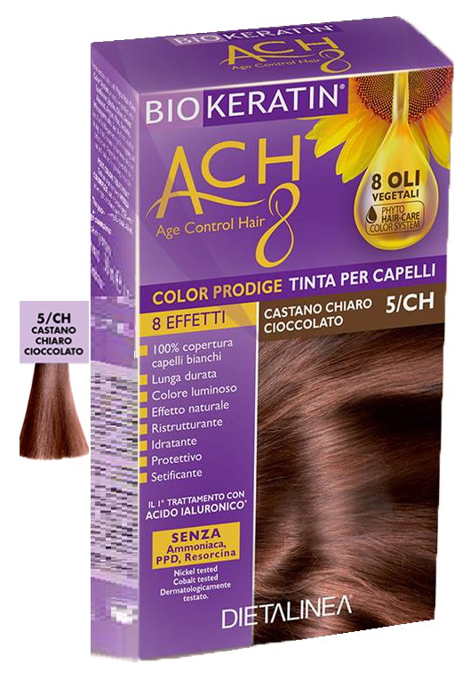 BIOKERATIN ACH8 COLOR PRODIGE 5/CH CASTANO CHIARO CIOCCOLATO - Farmacia Dott. Pasquale Russo