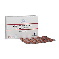 BROMELINA ANGENERICO 20 COMPRESSE RIVESTITE - Farmacia Dott. Pasquale Russo