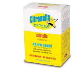 CITRONELLA BREAK SALVIETTE MONOUSO 10 PEZZI - Farmacia Dott. Pasquale Russo