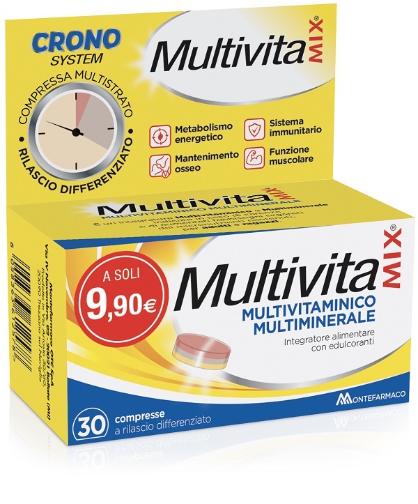 MULTIVITAMIX CRONO 30 COMPRESSE - Farmacia Dott. Pasquale Russo