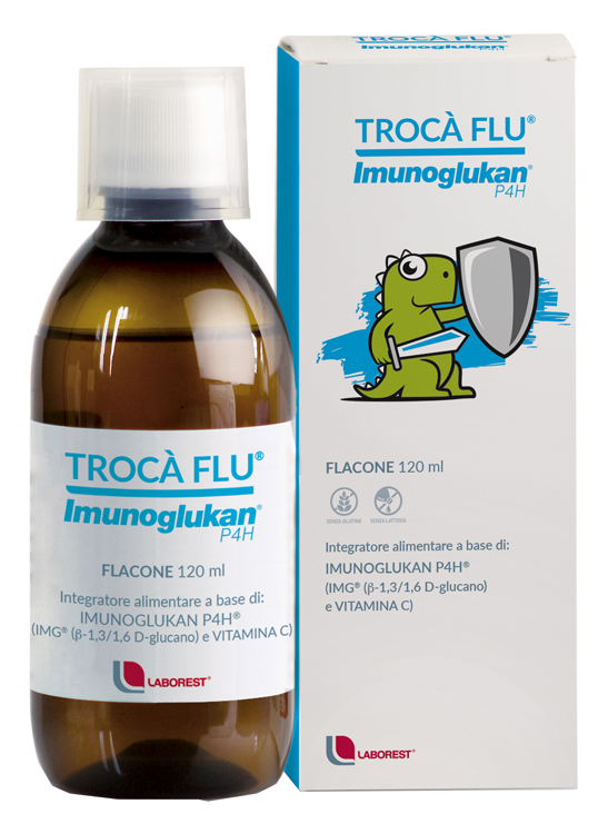 TROCA' FLU' IMUNOGLUKAN FLACONE 120 ML - Farmacia Dott. Pasquale Russo